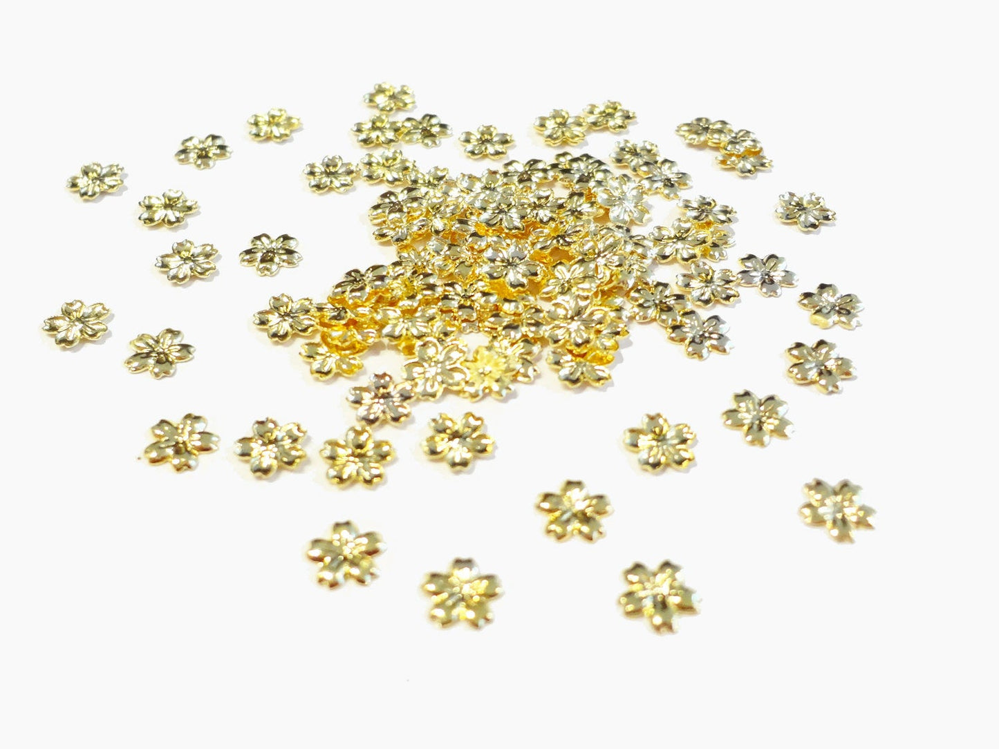 5mm Gold Sakura Studs