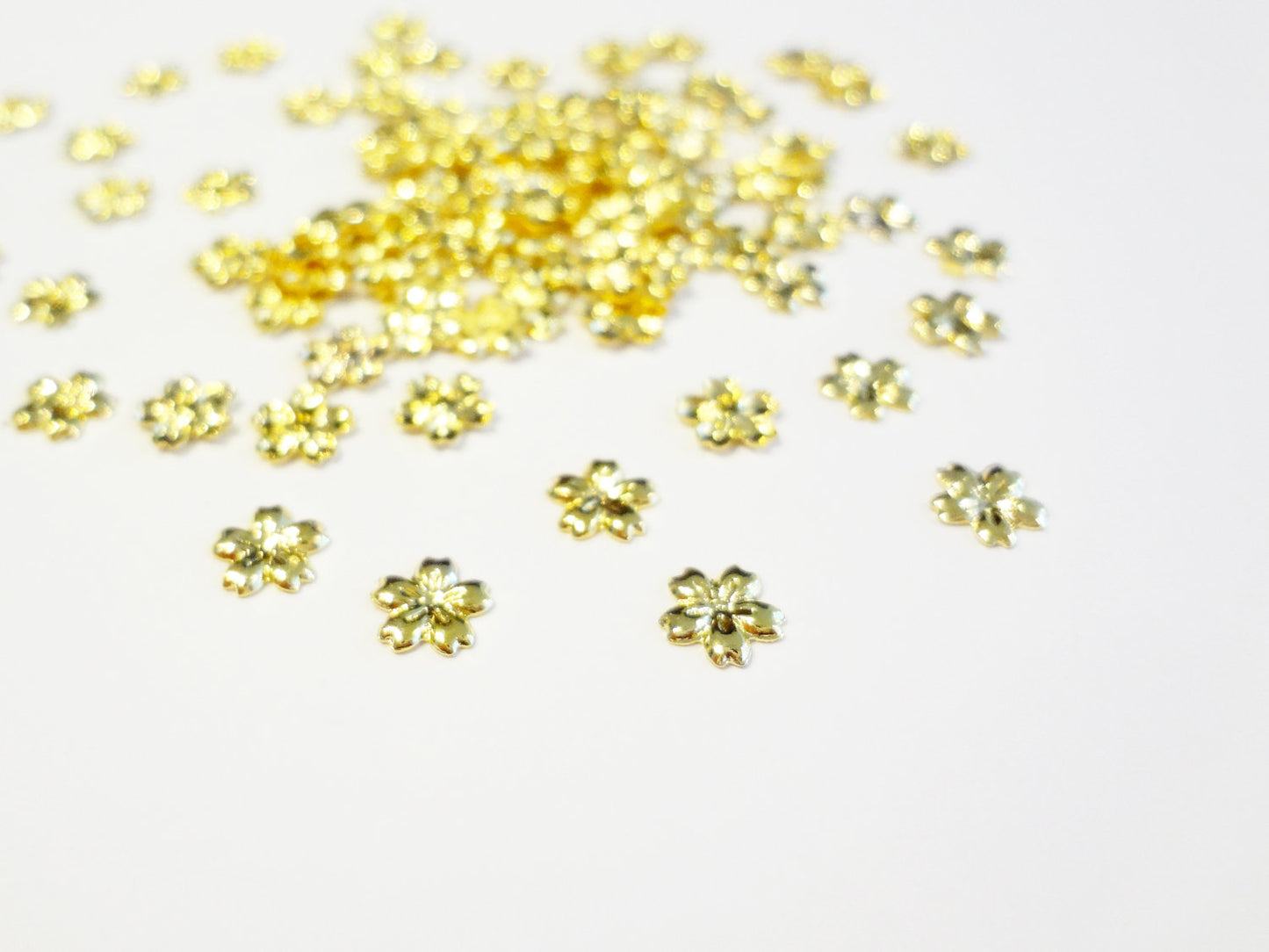 5mm Gold Sakura Studs