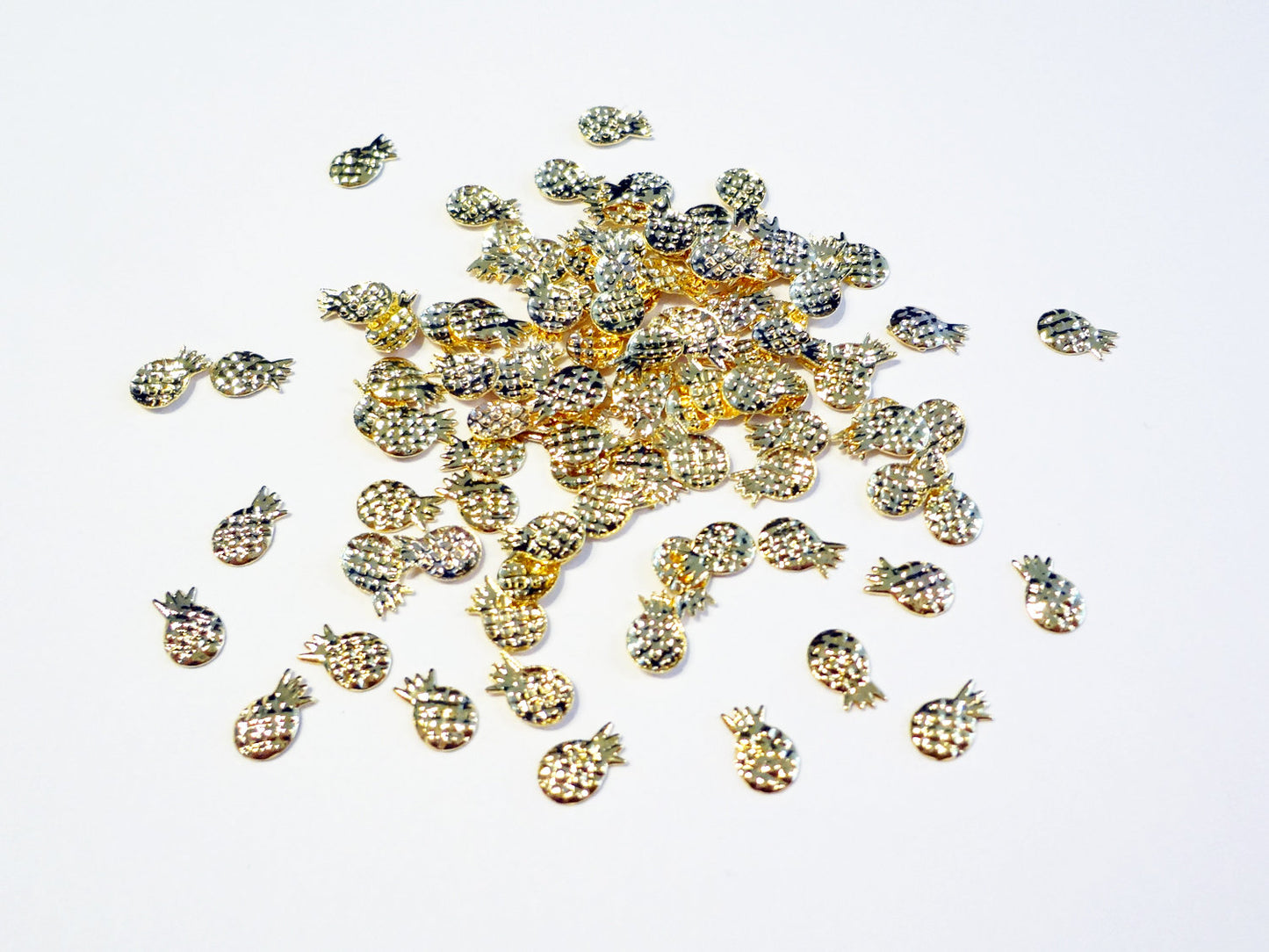 6x4mm Gold Pineapple Studs