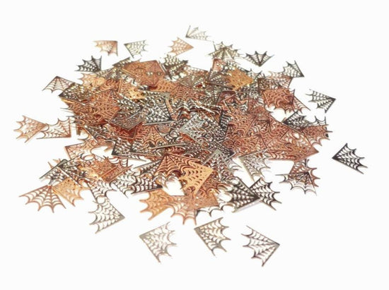 5mm Gold Spiderweb, Nail Art Slices