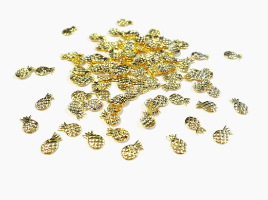 6x4mm Gold Pineapple Studs