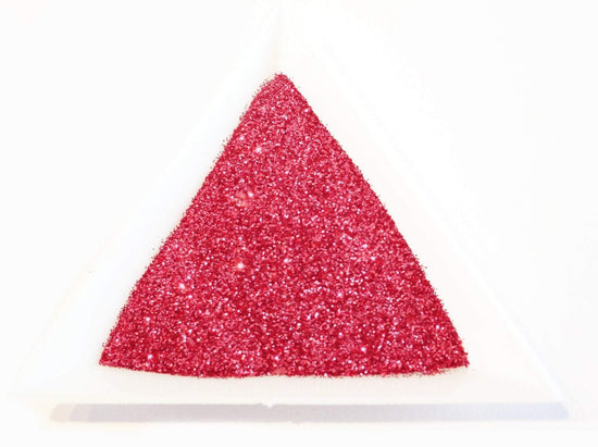 Coral Pink Loose Ultra Fine Glitter, .008" Hex, 0.2mm 1/128  Solvent Resistant Glitter