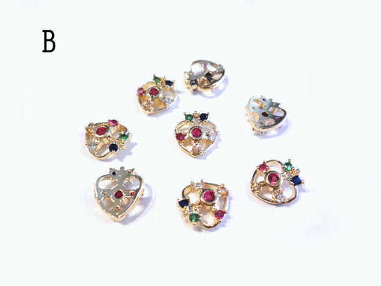 Sailor Moon 3D Metal Decoration with Zircon Gemstones