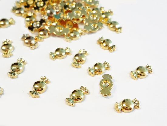 6x3mm 3D Gold Candy