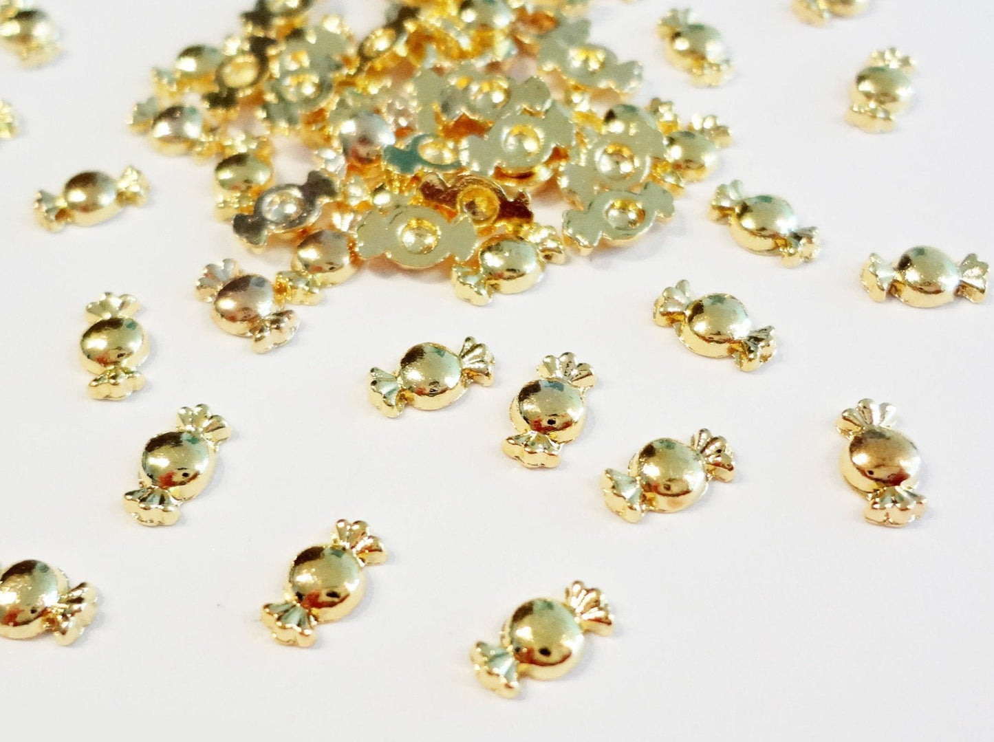 6x3mm 3D Gold Candy