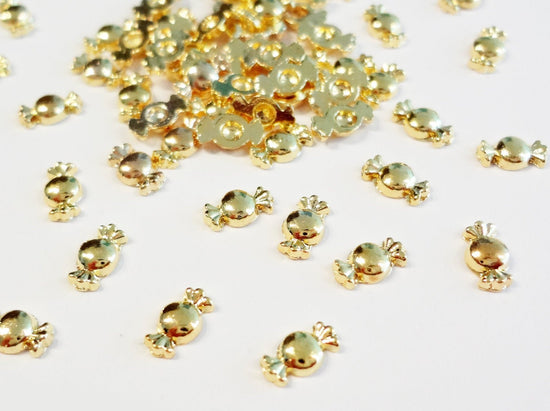 6x3mm 3D Gold Candy