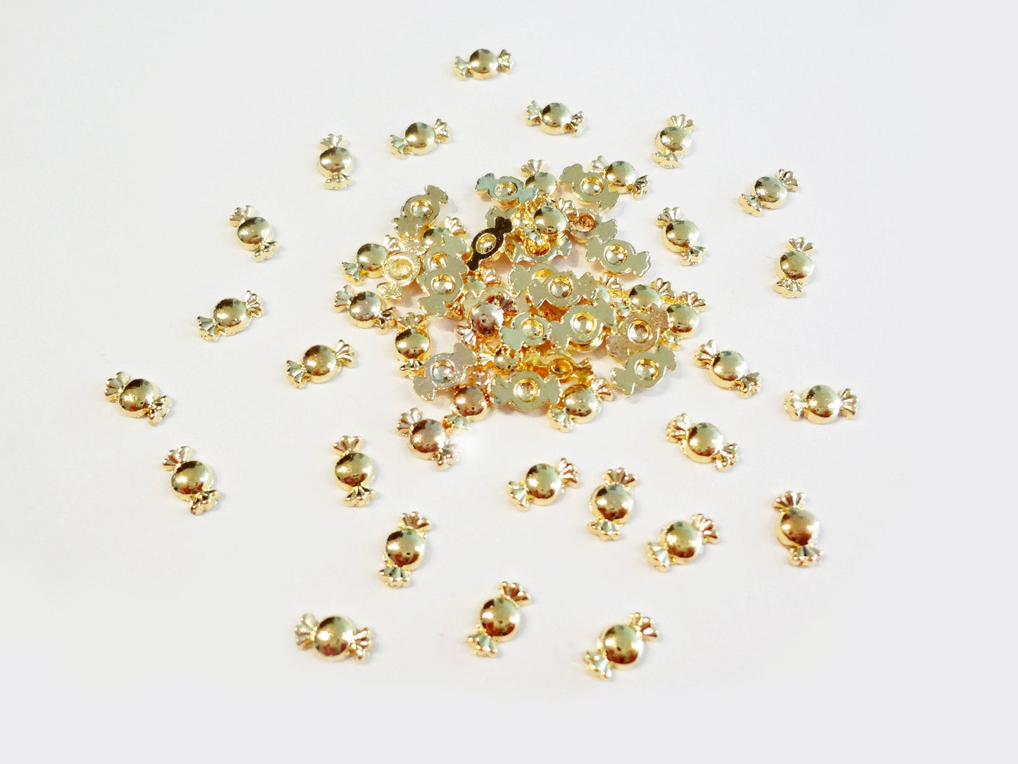 Load image into Gallery viewer, 6x3mm 3D Gold Candy
