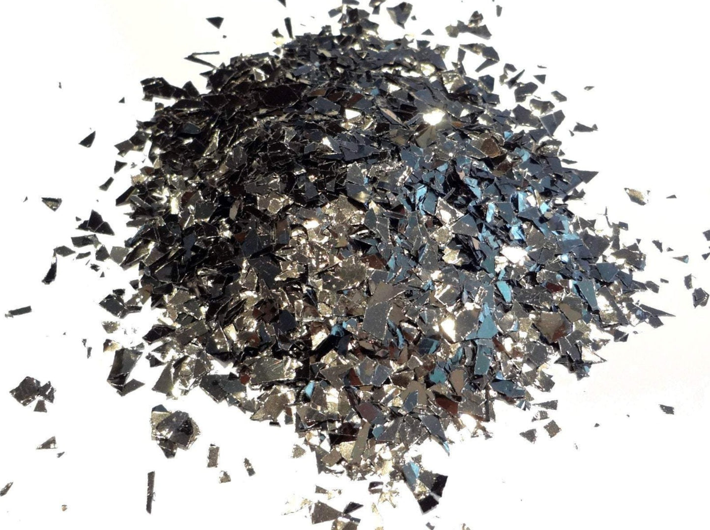 Gunmetal Gray Mylar Flakes