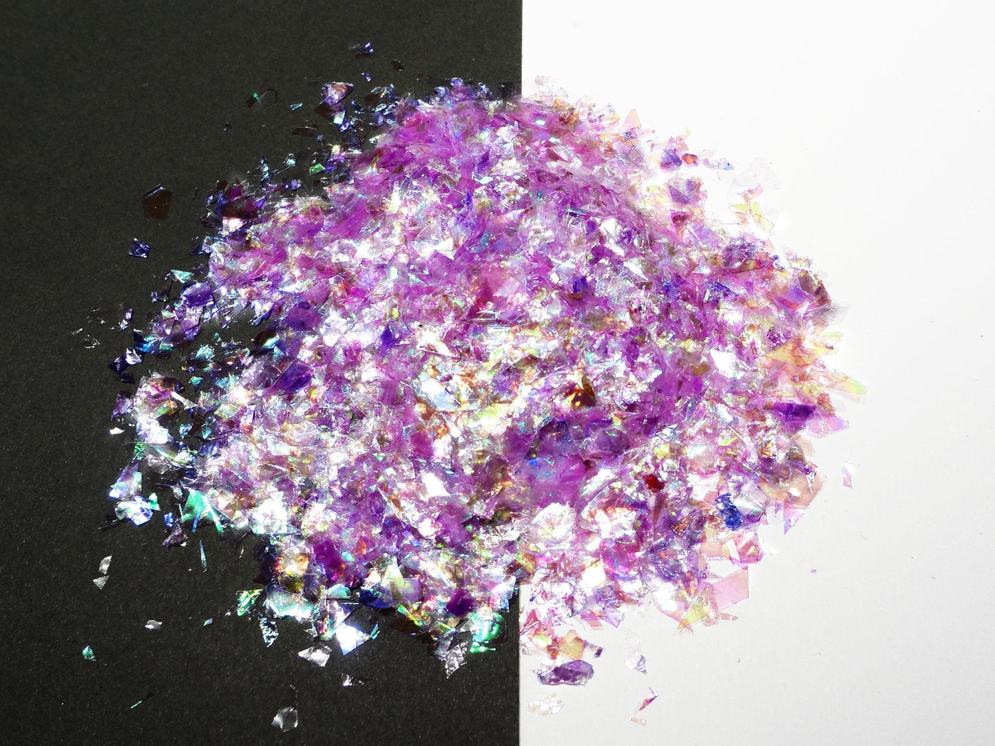 Iridescent Lilac Purple Flakes