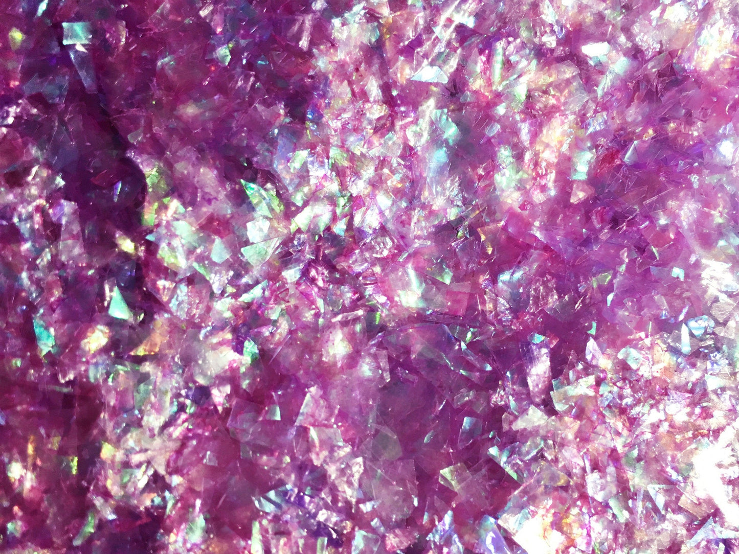 Iridescent Lilac Purple Flakes