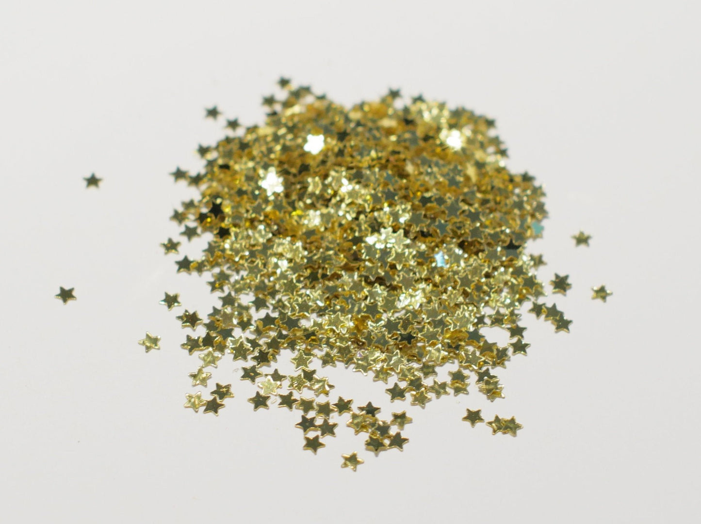 Metallic Gold Tiny Star Sequins, 3mm