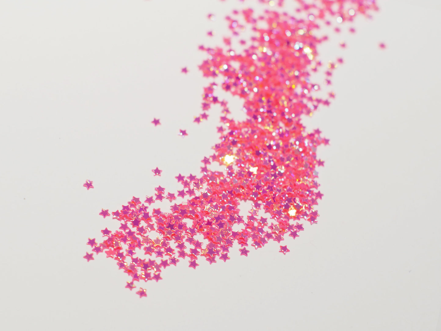Load image into Gallery viewer, Iridescent Hot Pink Tiny Star Sequins, 2mm
