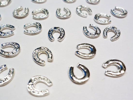 5mm 3D Silver Horseshoe