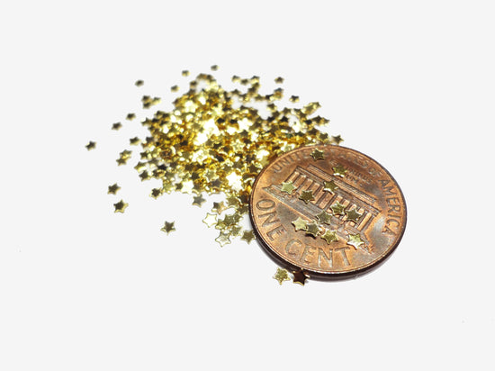 1.5mm Gold Tiny Star Studs