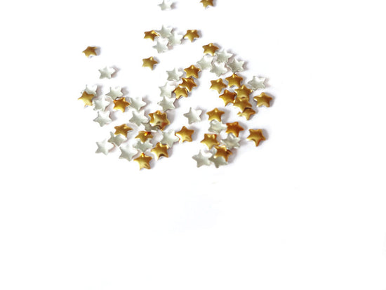 3mm Gold Star Studs