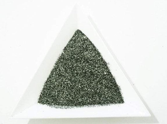 Army Green Loose Ultra Fine Glitter, .008" Hex, 0.2mm 1/128