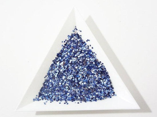 Duo Blue and Silver Loose Glitter, .040" Hex, 1mm, 1/24