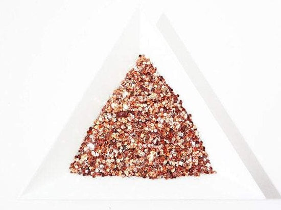 Duo Red and Pale Gold Loose Glitter, .040" Hex, 1mm, 1/24