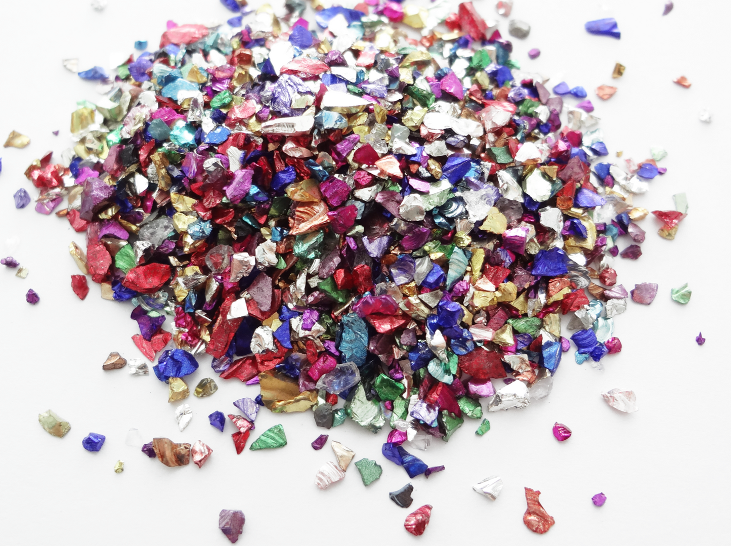 Multicolor Metallic Glass Stones